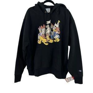 Disney Champion NWT Unisex Adult Mickey & Friends Reverse Weave Pullovef…